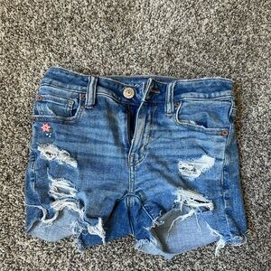 American Eagle denim shorts size 00